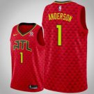 Atlanta Hawks #1 Justin Anderson Redtatement  Jersey