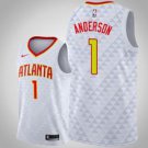 Atlanta Hawks #1 Justin Anderson White Association Jersey