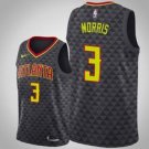 Atlanta Hawks #3 Jaylen Morris Black Iconbasketball  Jersey