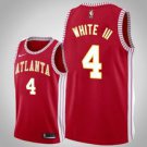 Atlanta Hawks #4 Andrew White Red Jersey Classic