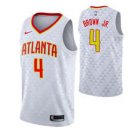 Atlanta Hawks #4 Charlie Brown Jr. White Association Jersey