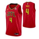 Atlanta Hawks #4 Deyonta Davis Redtatement  Jersey