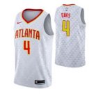 Atlanta Hawks #4 Deyonta Davis White Association Jersey