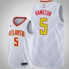 Atlanta Hawks #5 Daniel Hamilton White Association Jersey