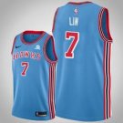 Atlanta Hawks #7 Jeremy Lin Blue 50th Anniversary Jersey
