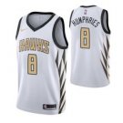 Atlanta Hawks #8 Isaac Humphries City  Jersey White