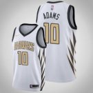 Atlanta Hawks #10 Jaylen Adams City  Jersey White