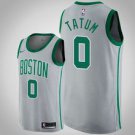Boston Celtics #0 Jayson Tatum Gray Jersey City