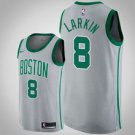 Boston Celtics #8hane Larkin Gray Jersey City