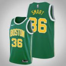 Boston Celtics #36 Marcusmart Green Earned Jersey