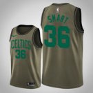 Boston Celtics #36 Marcusmart Olive Jersey Camo