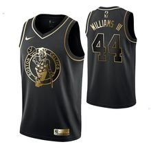 Boston Celtics #44 Robert Williams III Black Golden Jersey