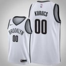 Brooklyn Nets #00 Rodions Kurucs White Jersey Association