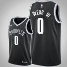 Brooklyn Nets #0 James Webb III Black Iconbasketball  Jersey