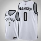 Brooklyn Nets #0 Jordan McLaughlin White Jersey Association