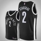 Brooklyn Nets #2 Niktauskas Black Jersey City