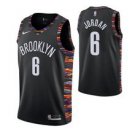 Brooklyn Nets #6 DeAndre Jordan BlackCity Jersey