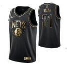 Brooklyn Nets #31 Jarrett Allen Black Golden  Jersey