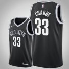 Brooklyn Nets #33 Allen Crabbe Black Iconbasketball  Jersey