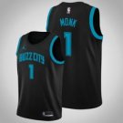 Charlotte Hornets #1 Malik Monk Jersey CityBlack