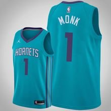 Charlotte Hornets #1 Malik Monk Teal Icon  Jersey