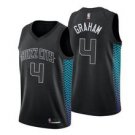 Charlotte Hornets #4 Devonte' Graham Black Jersey