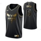 Charlotte Hornets #6helvin Mack Black Golden  Jersey
