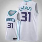 Charlotte Hornets #31 Joe Chealey White Jerseytitched