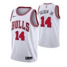 Chicago Bulls #14 Wayneelden Jr. White Jerseytitched