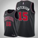 Chicago Bulls #15 Chandler Hutchison Blacktatement  Jersey