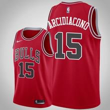 Chicago Bulls #15 Ryan Arcidiacono Red Icon Jerseytitched