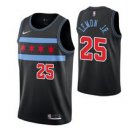 Chicago Bulls #25 Walt Lemon Jr. Black Jersey City