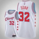 Chicago Bulls #32 Kris Dunn White Jersey City