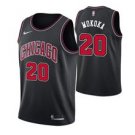 Chicago Bulls 20 Adam Mokoka Blacktatement  Jersey