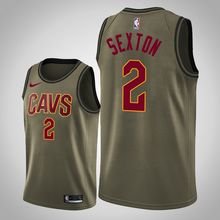 Cleveland Cavaliers #2 Collinexton Olive Jersey Camo