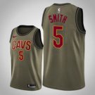 Cleveland Cavaliers #5 J.R.mith Olive Jersey Camo