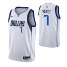 Dallas Mavericks #7 Dwight Powell White basketball  Jersey