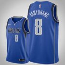 Dallas Mavericks #8 Ding Yanyuhang Blue Icon  Jersey