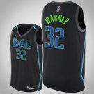 Dallas Mavericks #32 Jameel Warney Black Jersey - City
