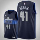 Dallas Mavericks #41 Dirk Nowitzki Navytatementbasketball  Jersey
