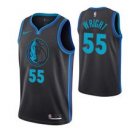Dallas Mavericks #55 Delon Wright Black Jersey City