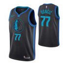 Dallas Mavericks #77 Luka Doncic Black Jersey City
