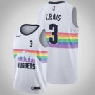 Denver Nuggets #3 Torrey Craig White basketball  Jersey City