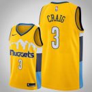 Denver Nuggets #3 Torrey Craig Yellow Jersey