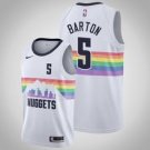 Denver Nuggets #5 Will Barton White basketball  Jersey City