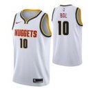 Denver Nuggets #10 Bol Bol White Association  Jersey