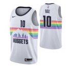 Denver Nuggets #10 Bol Bol White basketball  Jersey City