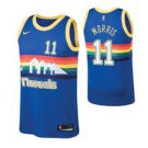 Denver Nuggets #11 Monte Morris Blue Hardwood Classics basketball  Jersey