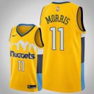Denver Nuggets #11 Monte Morris Yellow Jersey