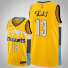 Denver Nuggets #13 Xavierilas Yellow Jersey